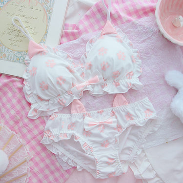 Cat Paw & Ears Underwear Set — Sissy Lingerie (view 2)