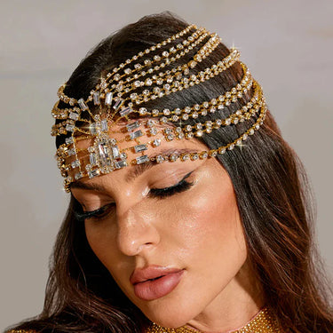 Crystal Chain Hair-Headpiece — Bedroom Accessories (view 2)