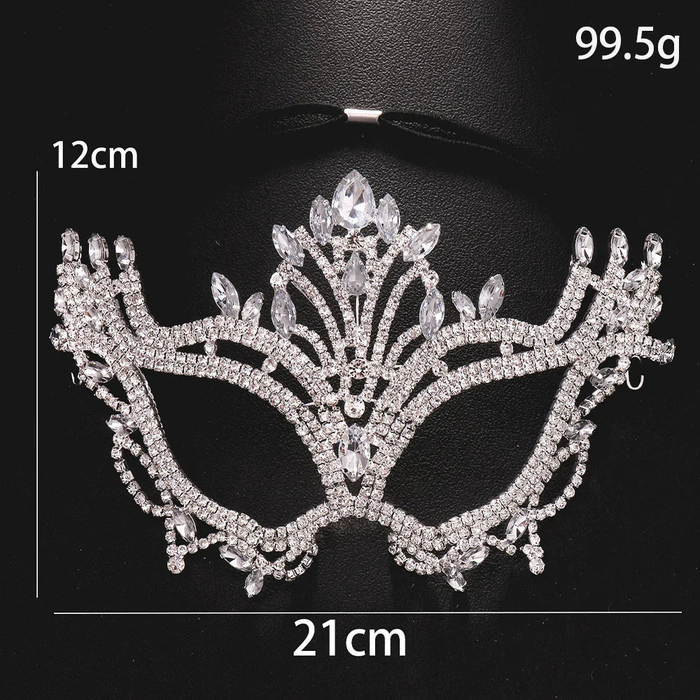 Rhinestone Veil Mask — Bedroom Accessories (view 5)