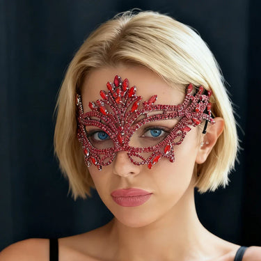 Rhinestone Veil Mask — Bedroom Accessories (view 3)