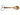 Engraved Wooden Spanking Strainer Spoon with Leather Wrist Strap — Impact Play