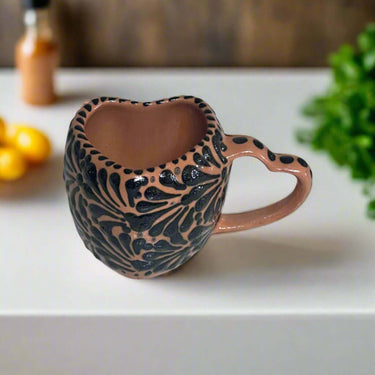 Talavera Heart Mug – Slightly Imperfect & Handmade — Bedroom Accessories (view 2)