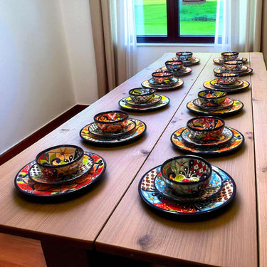 Talavera Dinnerware Set | Handmade Mexican Plates & Bowls — Bedroom Accessories (view 2)