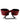 Rouge Anaconda Adjustable Leather Wrist Cuffs | Black Burgundy Red — BDSM Toys