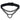 Leather Love Heart Collar
