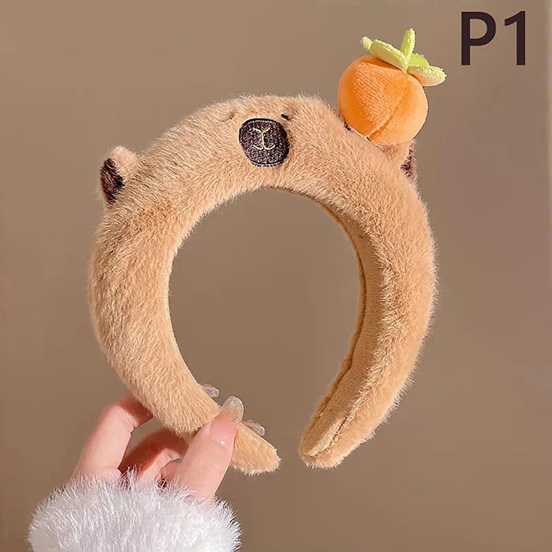 Cute Capybara Plush Headbands &mdash; ABDL & Littles (view 3)