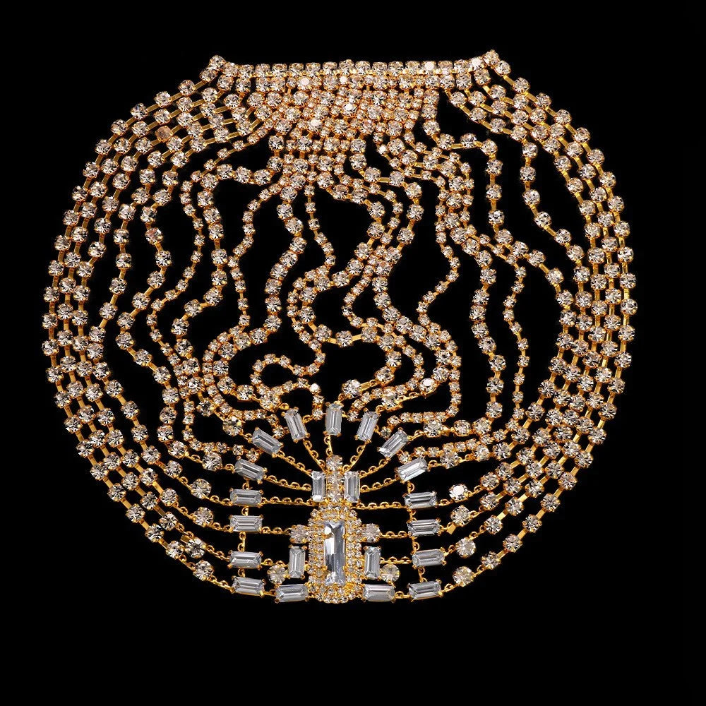 Crystal Chain Hair-Headpiece &mdash; Bedroom Accessories (view 3)
