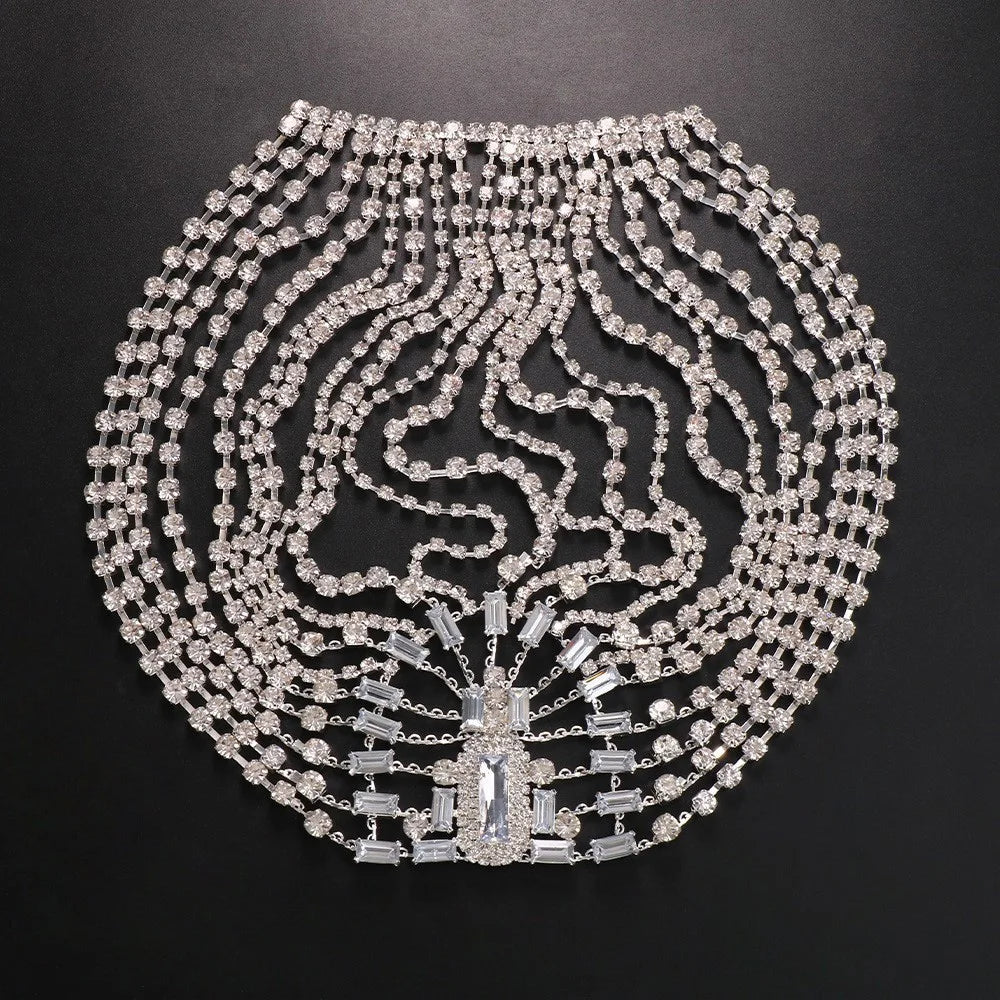 Crystal Chain Hair-Headpiece &mdash; Bedroom Accessories (view 4)