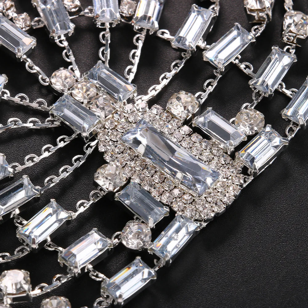 Crystal Chain Hair-Headpiece &mdash; Bedroom Accessories (view 5)