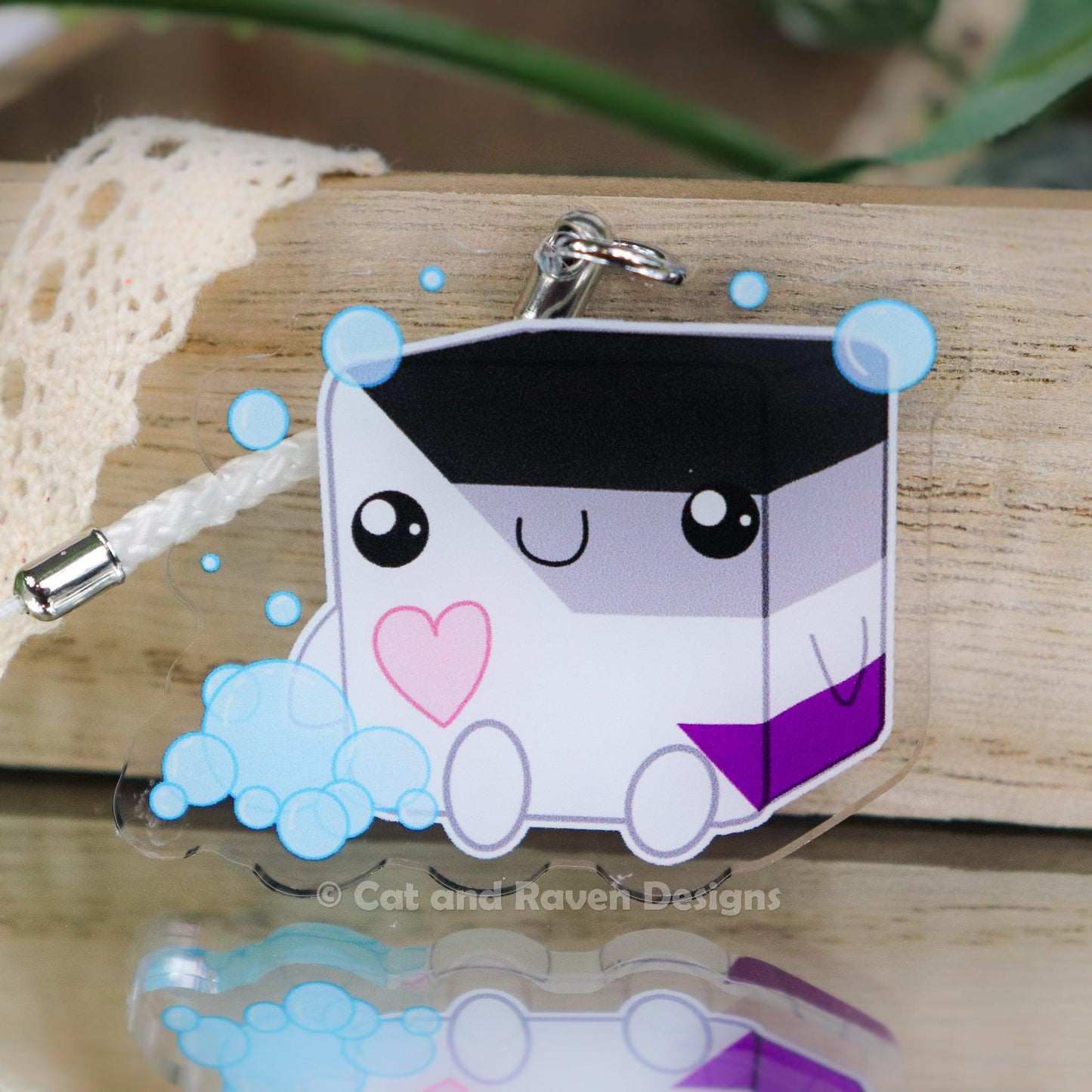 Soapy Buddy LGBTQ/Pride Flag Acrylic Keychain
