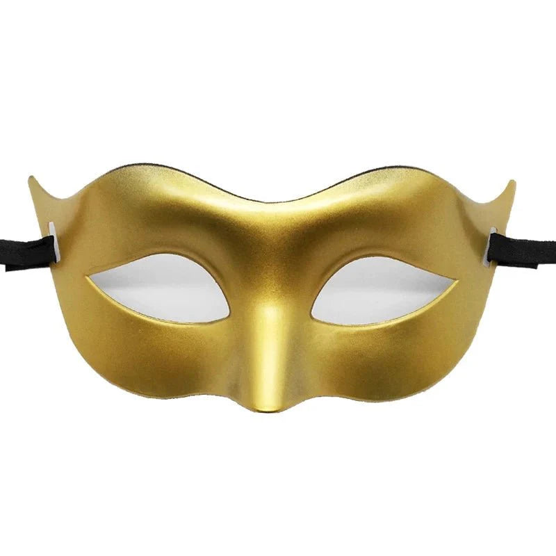 Masquerade Half Face Mask | Elegant Black & White Retro Design &mdash; Bedroom Accessories (view 6)
