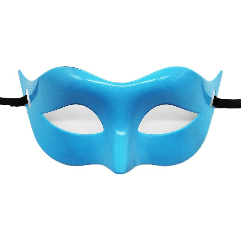Masquerade Half Face Mask | Elegant Black & White Retro Design &mdash; Bedroom Accessories (view 3)
