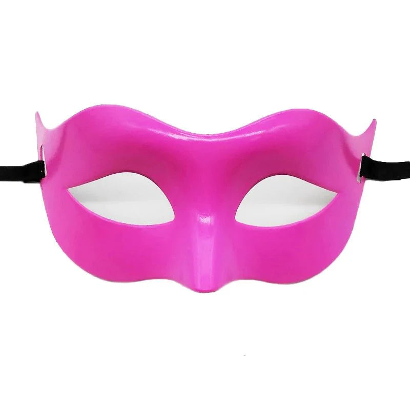 Masquerade Half Face Mask | Elegant Black & White Retro Design &mdash; Bedroom Accessories (view 7)