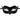 Masquerade Half Face Mask | Elegant Black & White Retro Design &mdash; Bedroom Accessories (view 2)